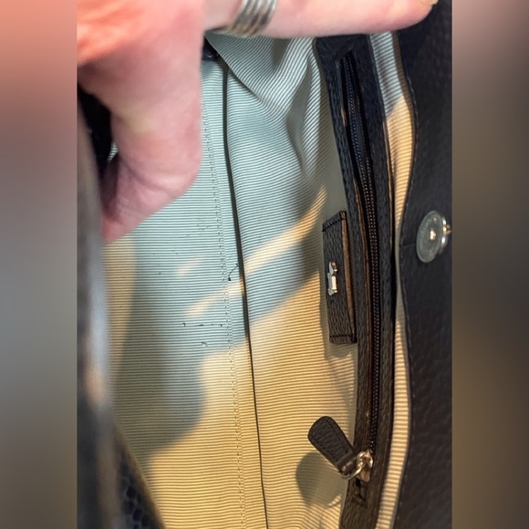 Radley London deep navy blue crossbody bag with hand strap - Picture 12 of 15